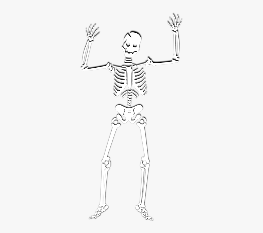 Skeleton Png Spooky, Transparent Clipart
