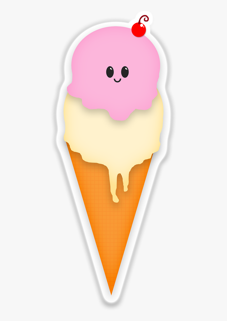 Icecream Ice Cream Dessert - Dibujos Kawaii , Free Transparent Clipart ...