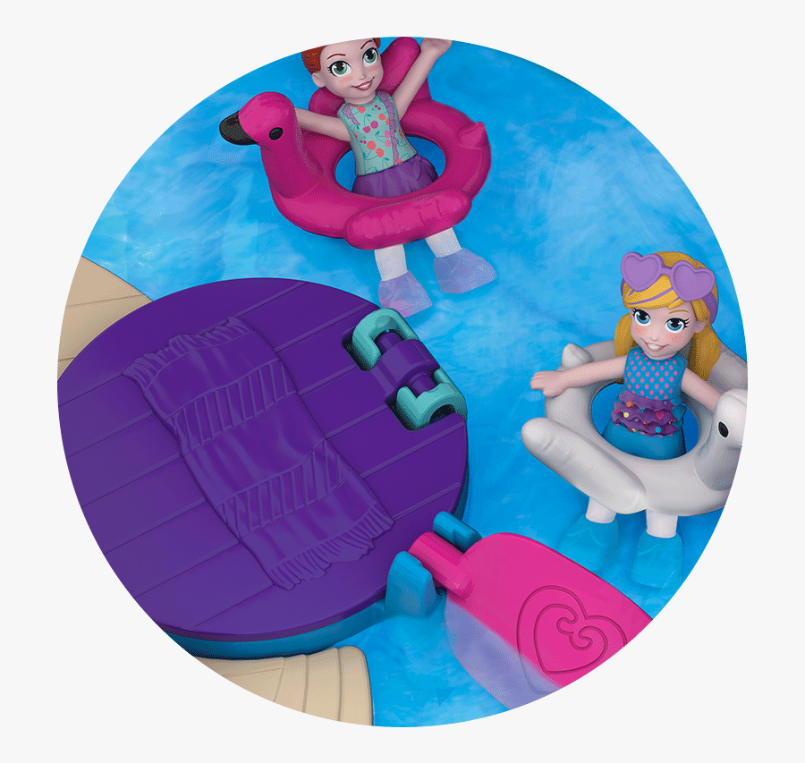 polly pocket flamingo pool