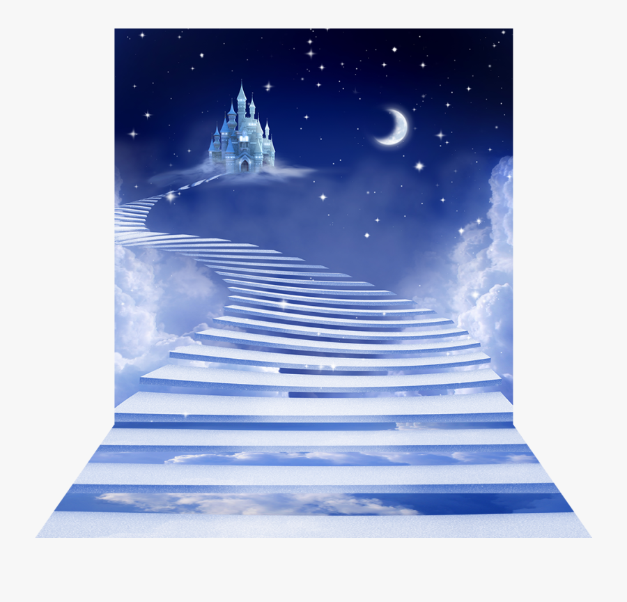 Clip Art Stairway To With Castle - Stair Way To Heaven Png , Free