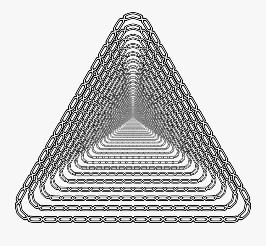 Line Art,triangle,symmetry - Triangle, Transparent Clipart