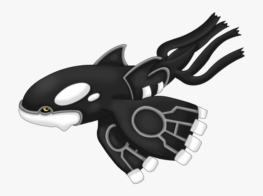 Orca Clipart Black And White - Dark Kyogre, Transparent Clipart