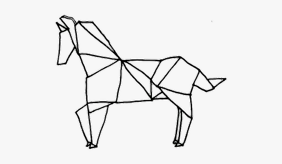 #tumblr #drawings #tumblrdrawing #horse #outline #outlinetumblr - Horse Drawings, Transparent Clipart