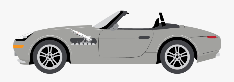 1999 Bmw Z8 - James Bond Gadgets & Vehicles, Transparent Clipart
