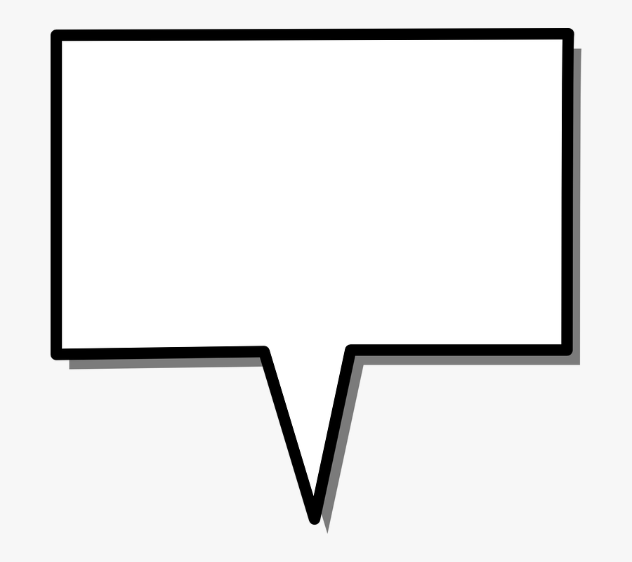 Speech, Box, Rectangular, Shape, Arrow, Message, Label - Callout, Transparent Clipart