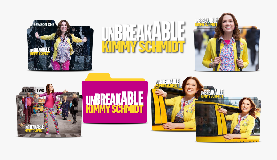 Transparent Maxine Clipart - Unbreakable Kimmy Schmidt Season 3 Folder Icon, Transparent Clipart