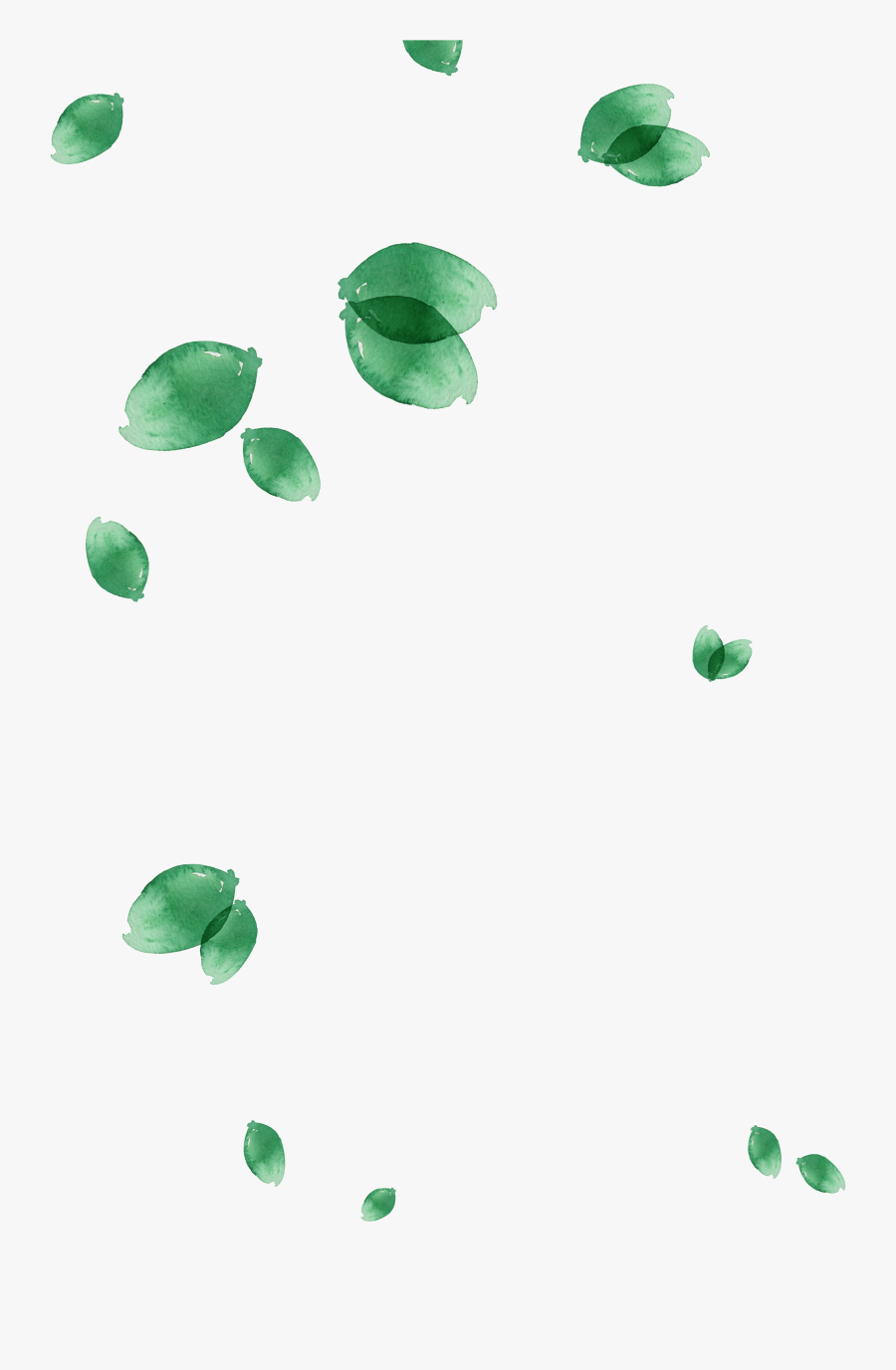 Leaf Watercolor Painting Green - Png Green Leaves Watercolor Leaf, Transparent Clipart