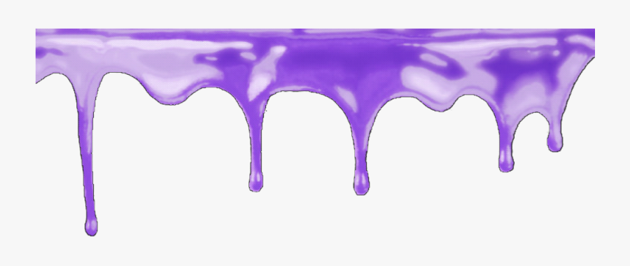 #purple #border #edging #frame #paint #dripping #drip - Blue Paint Drip