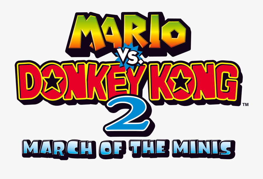 Mario Vs Donkey Kong Png Picture - Mario Vs Donkey Kong 2 Logo, Transparent Clipart