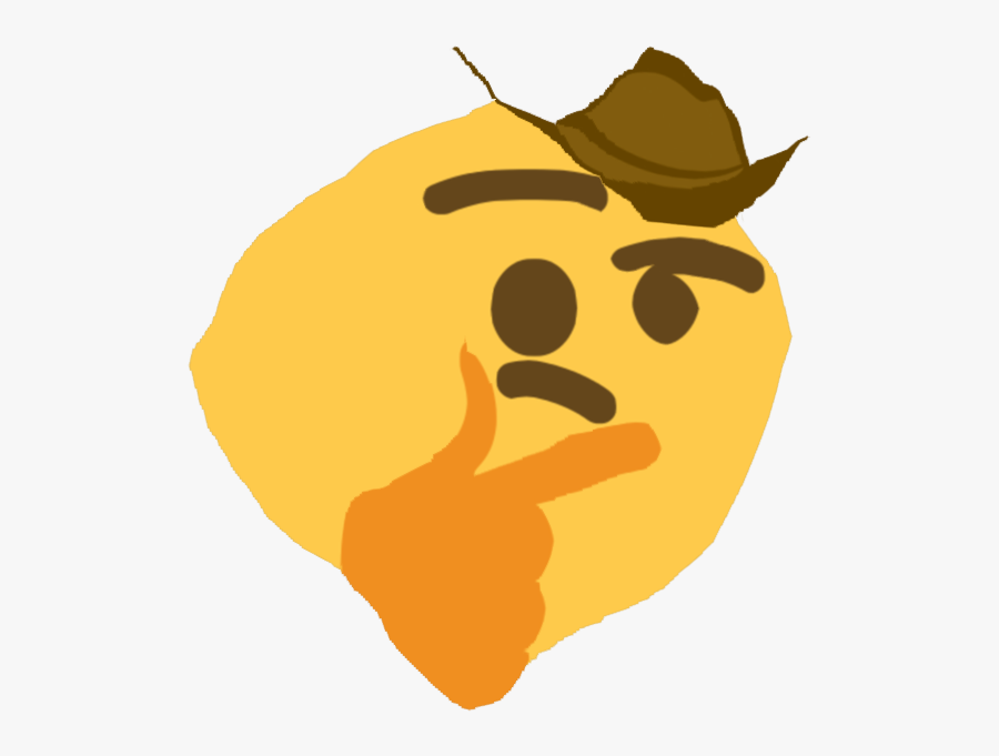 Cowboy Emoji Png Transparent Background - Sad Cowboy Emoji Meme, Transparent Clipart