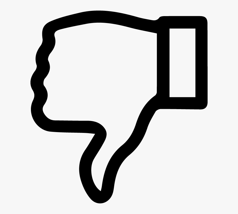 Transparent Thumb Down Png, Transparent Clipart