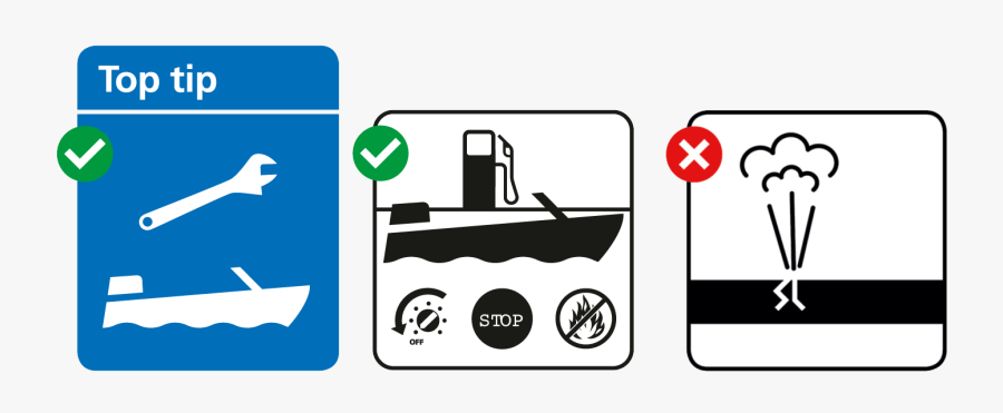 Clipart Boat Leak - Signs Turn Off Burners, Transparent Clipart