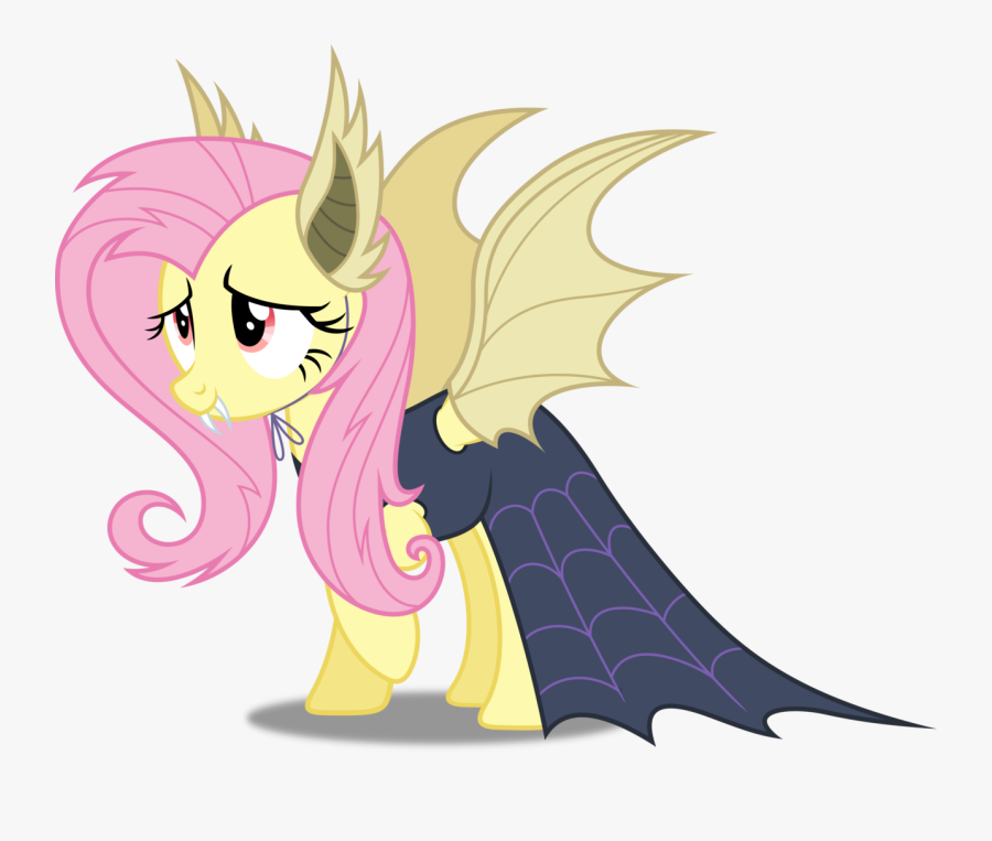 Scared Clipart Nightmare - My Little Pony Fluttershy Nightmare Night, Transparent Clipart