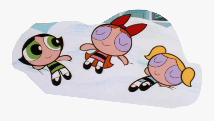 Too Pooped To Puff - Powerpuff Girls Snow Day, Transparent Clipart