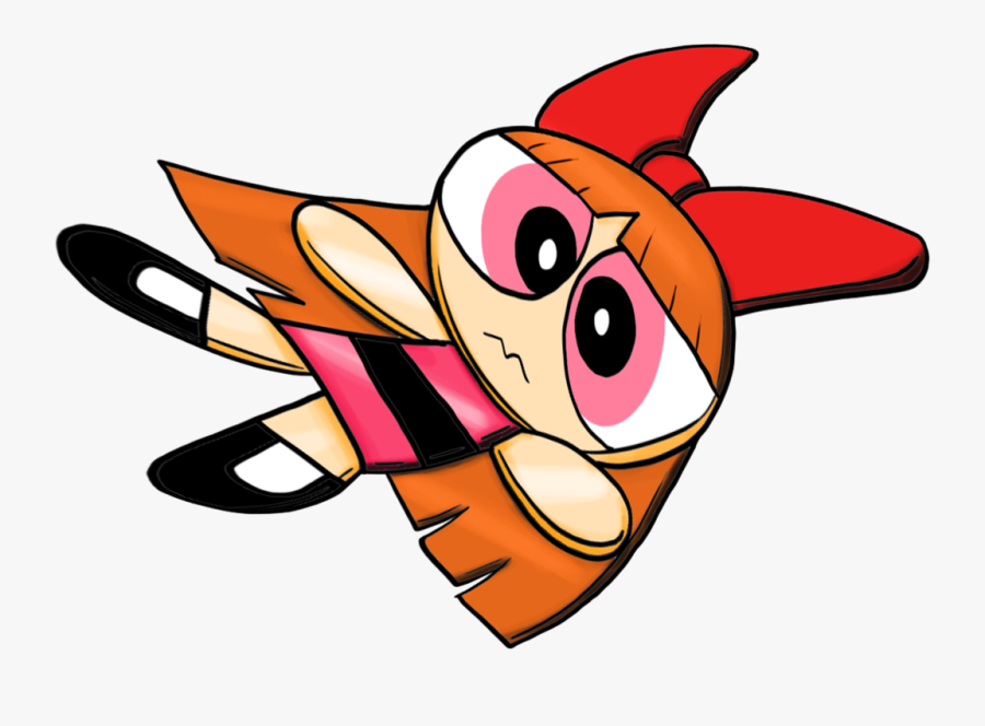 Blossom Flattened By Juacoproductionsarts - Blossom Powerpuff Girls Deviantart, Transparent Clipart