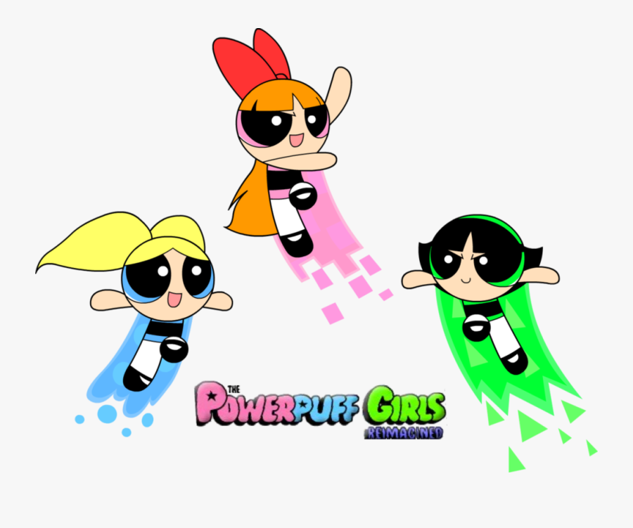 The Powerpuff Girls Reimagined - Powerpuff Girls On Deviantart, Transparent Clipart