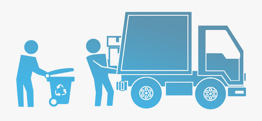 Icon Of Loading Truck With Recycling Containers, Transparent Clipart