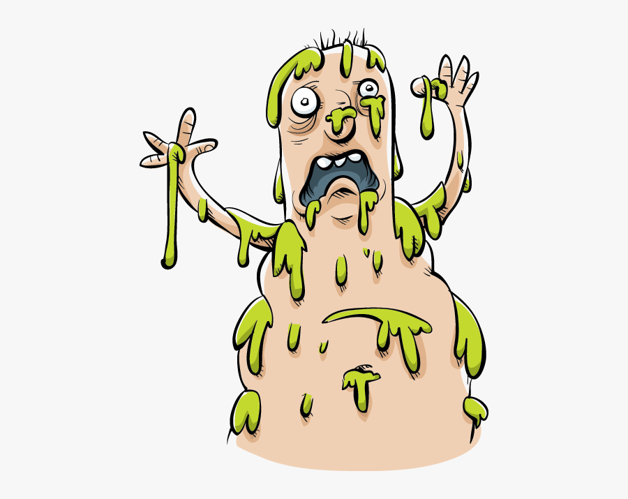 Cartoon Slime Man, Transparent Clipart