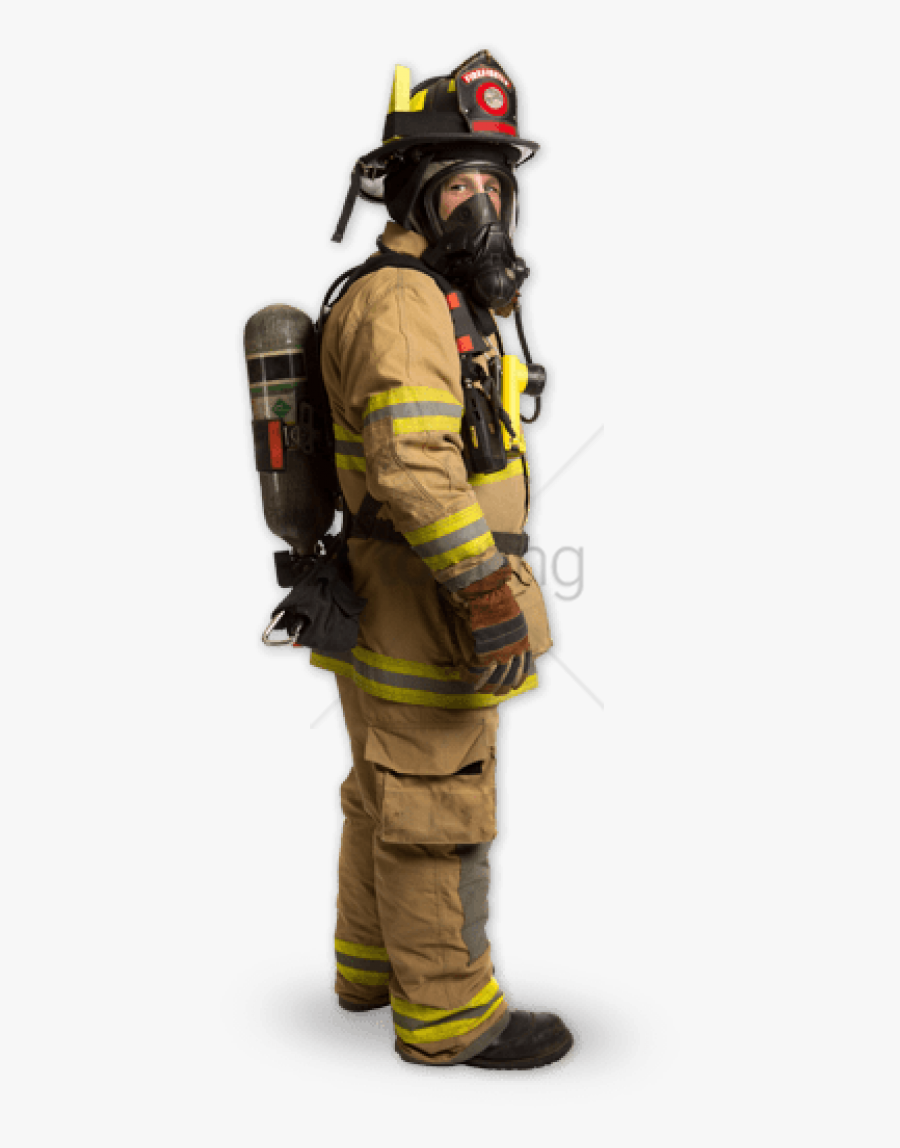 Firefighter,personal Protective - Firefighter Png, Transparent Clipart