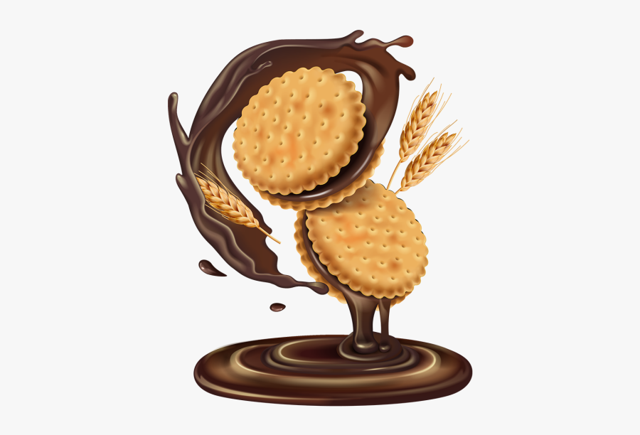Clip Art Bolacha Clipart - Chocolate Cream Biscuit Png, Transparent Clipart