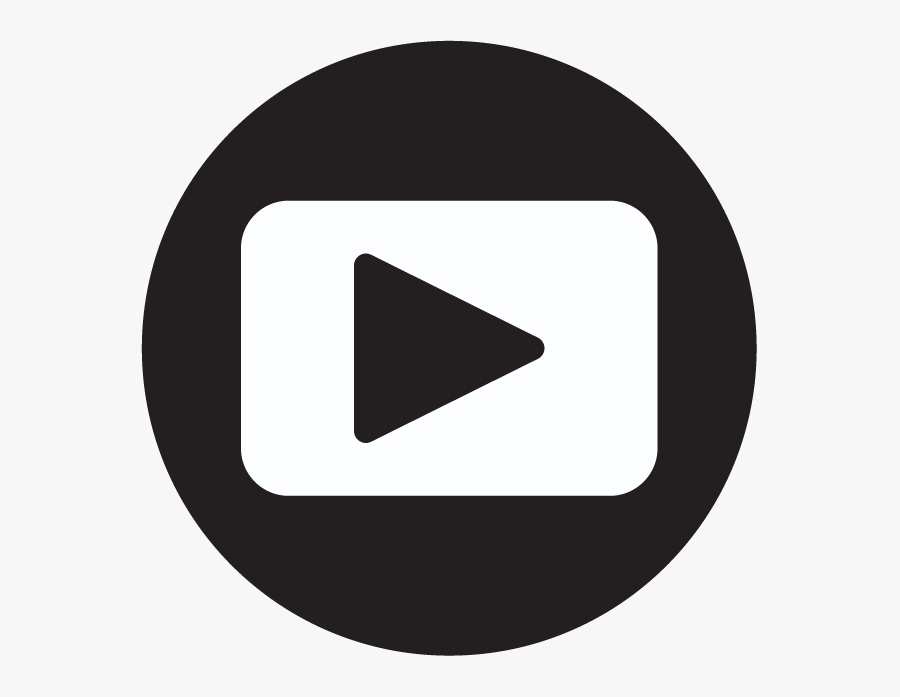 Black Youtube Logo Png, Transparent Clipart