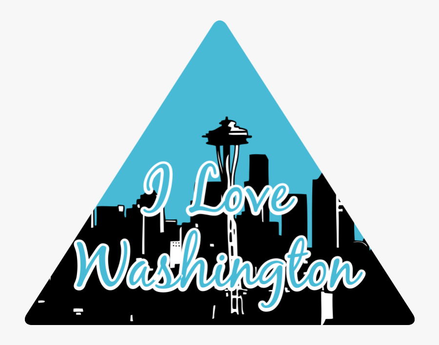 I Love Washington Decal - Calligraphy, Transparent Clipart