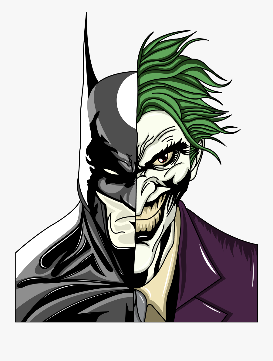 Charra Drawing Lowrider Arte Transparent Png Clipart - Batman And Joker Drawing, Transparent Clipart
