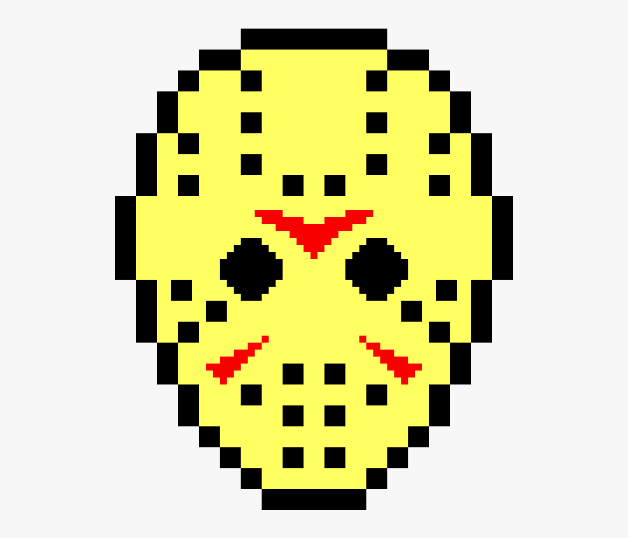 Part 3 Jason Voorhees Mask - Jason Voorhees Pixel Art, Transparent Clipart