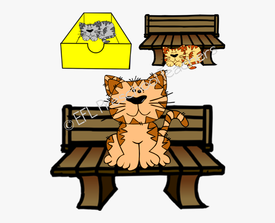 Esl Efl Preschool Teachers - Cat On Chair Clipart, Transparent Clipart