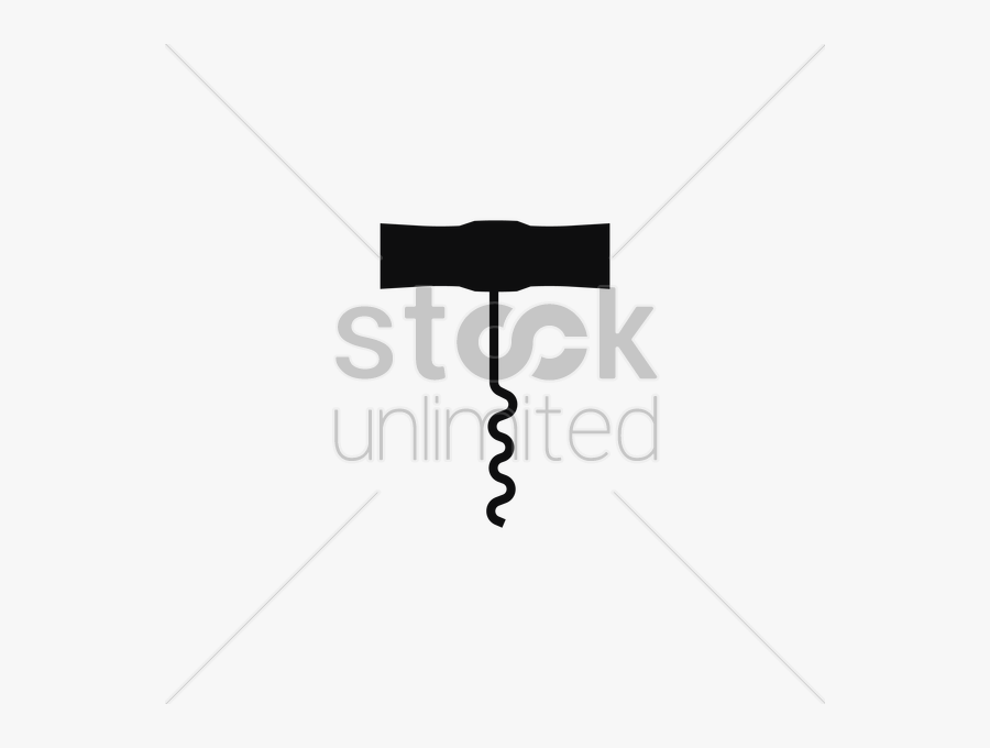 Corkscrew Vector Image - Cross, Transparent Clipart