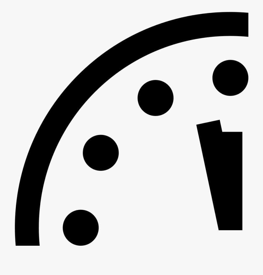 Doomsday Clock 2 Minutes - Doomsday Clock, Transparent Clipart
