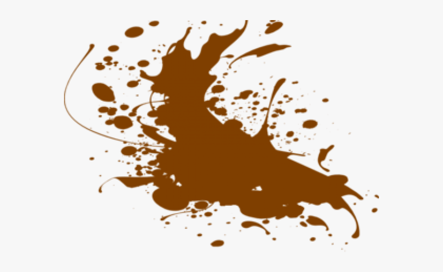 Brown Paint Splash Png , Free Transparent Clipart - ClipartKey