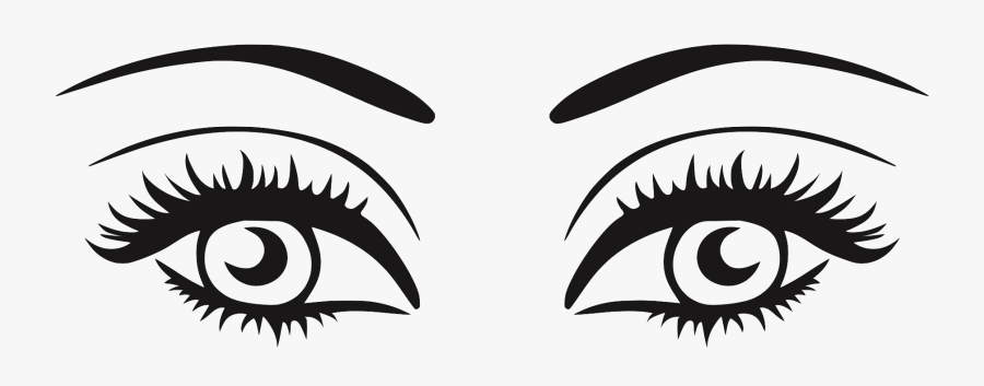 Eyes Clipart Eyelash - Eye With Lashes Png, Transparent Clipart