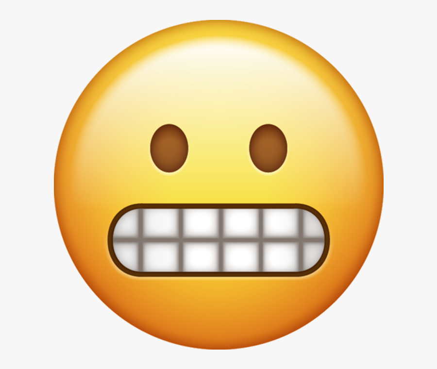 Grimacing Emoji Png - Transparent Background Grin Emoji ...