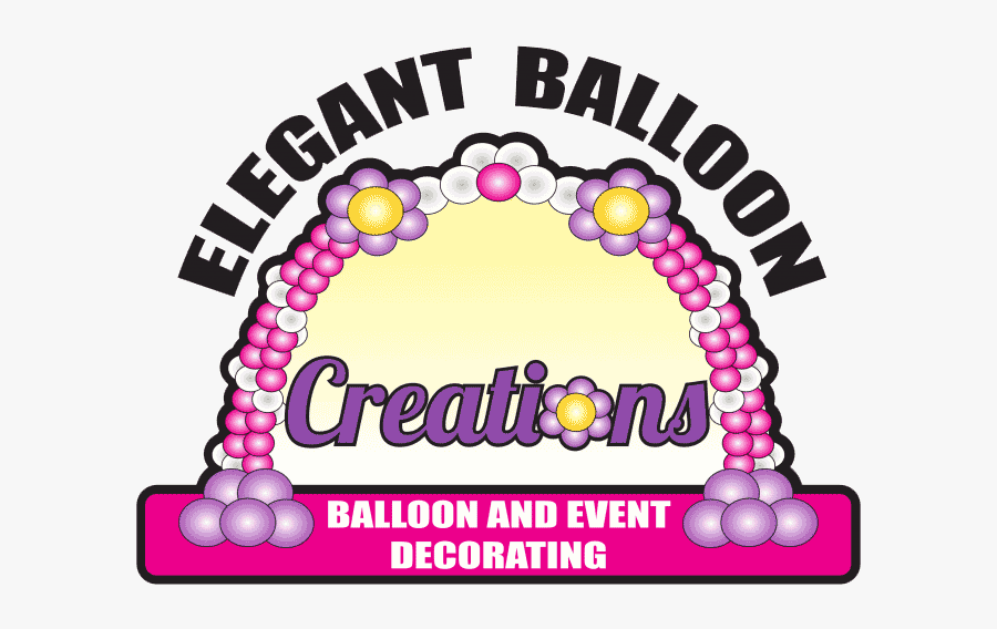 Elegant Balloon Creations - Balloon Company Logo Png, Transparent Clipart