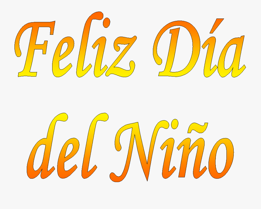 Pz C Día Del Niño Clipart , Png Download - Letras Dia Del Niño, Transparent Clipart