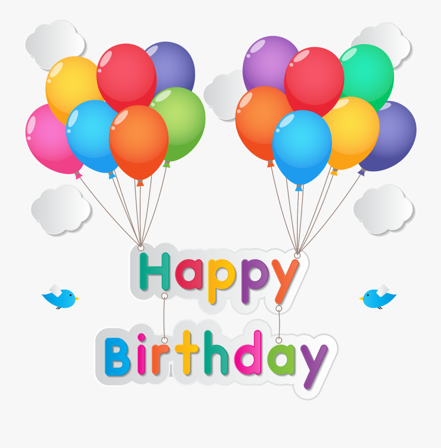 Transparent Happy Saturday Clipart - Happy Birthday Balloon, Transparent Clipart