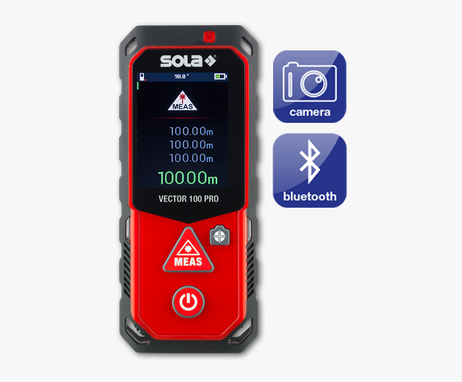 Sola Laser Range Finder Vector - Sola Vector 100 Pro, Transparent Clipart
