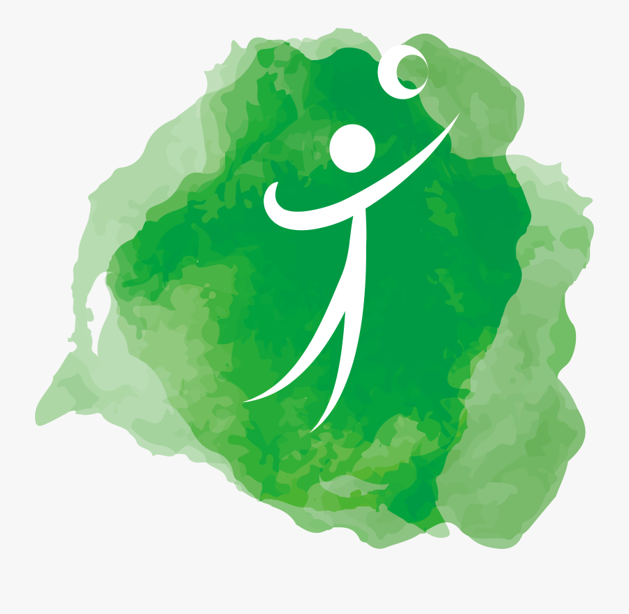 Clipart Grass Volleyball - Creative Volleyball Design Logo, Transparent Clipart