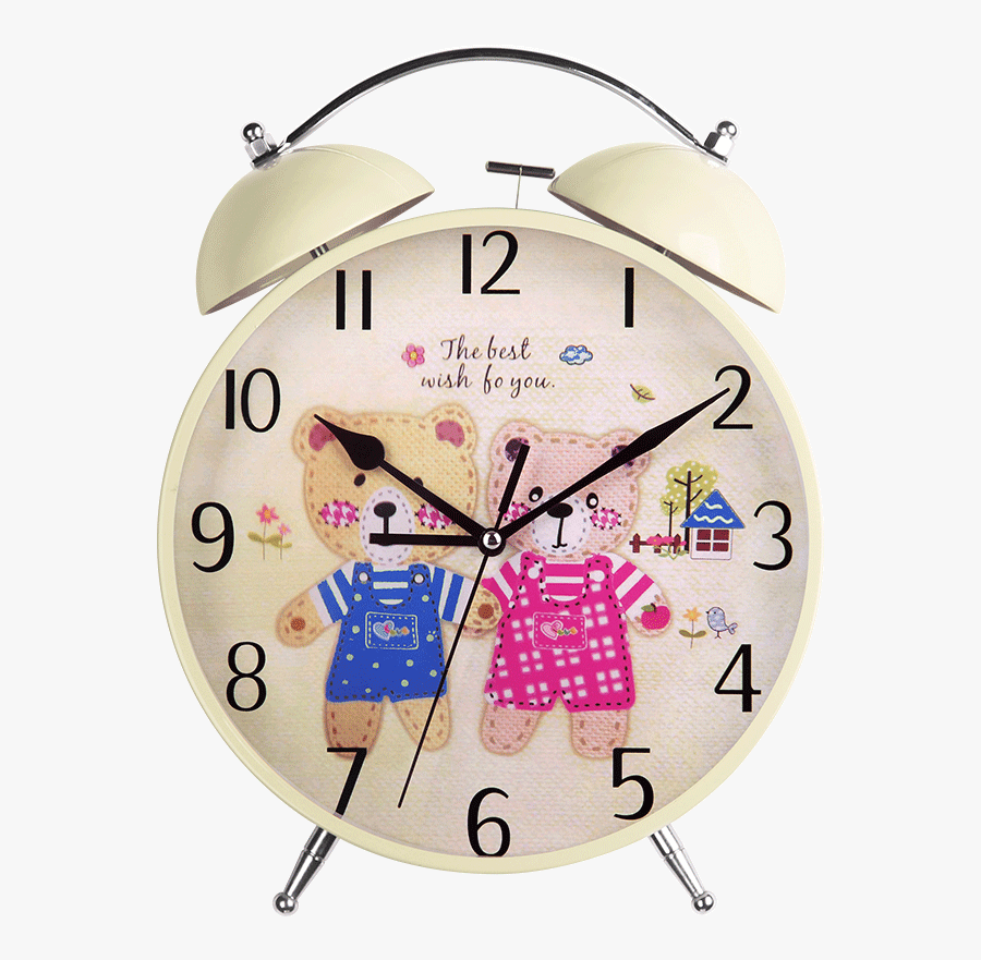 Han Clock Watch Alarm Clock Creative Student Alarm - Wall Clock, Transparent Clipart