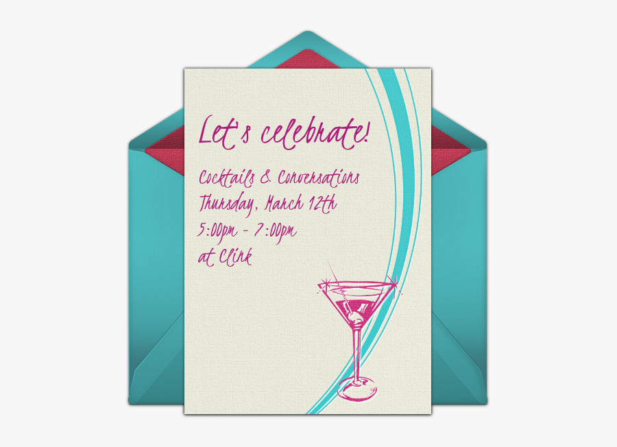 Clip Art Free Happy Hour Cocktails - Martini Glass, Transparent Clipart