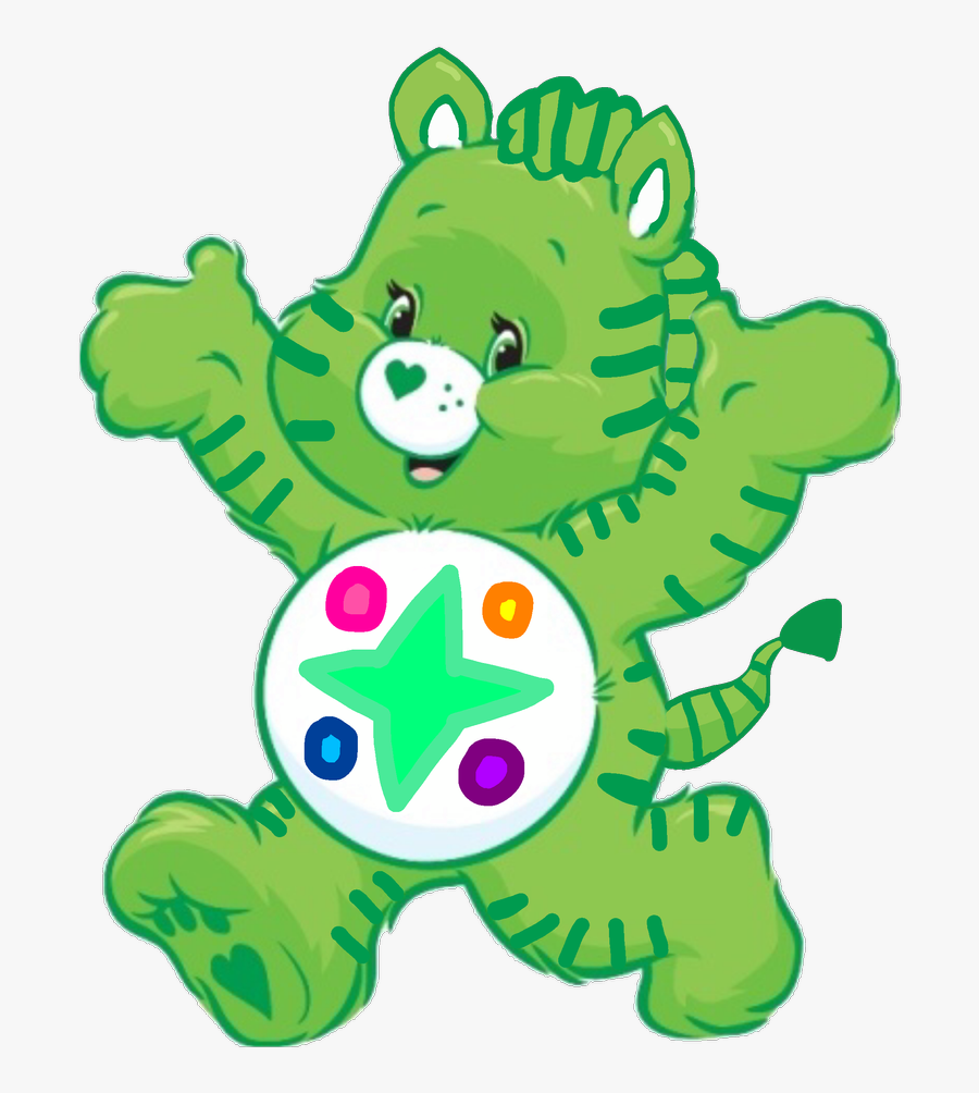 Ninja Star Zebra - Care Bears Piece Of Heart Bear, Transparent Clipart