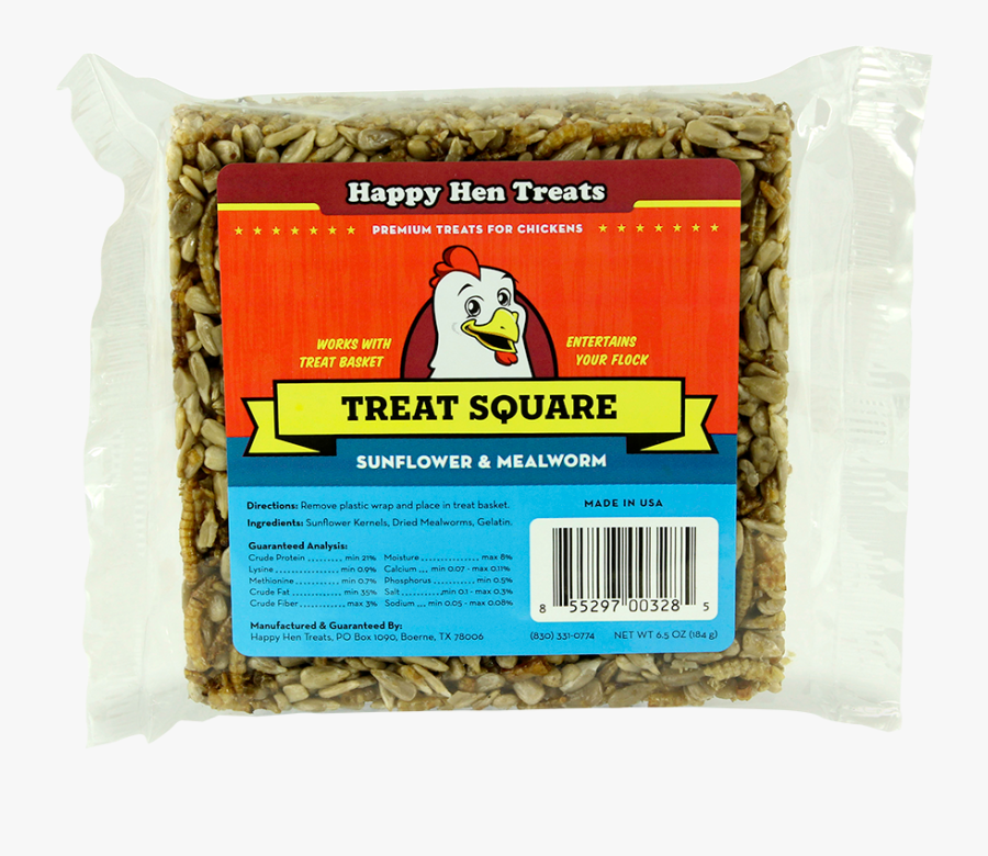 Treat Square - Happy Hen Treats Squares, Transparent Clipart