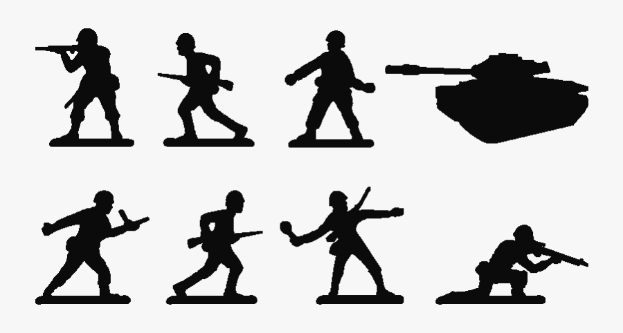 Wall Decal Sticker Polyvinyl Chloride Silhouette - Army Men From Toy Story Svg, Transparent Clipart