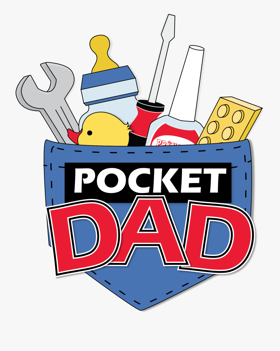 Pocket Dad Video, Transparent Clipart