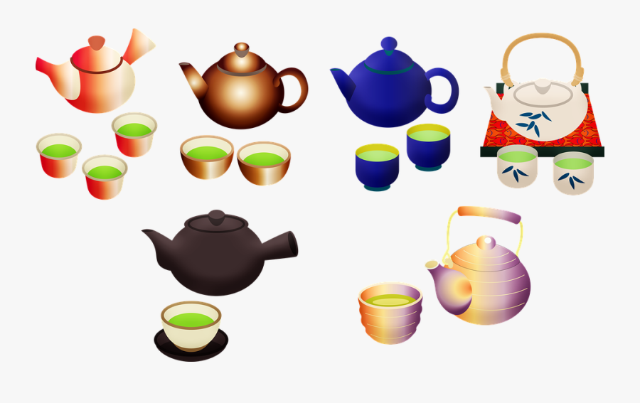 Japanese Tea, Teapot, Tea Cup, Japan, Pot, Japanese - Png De Xicara De Chá, Transparent Clipart