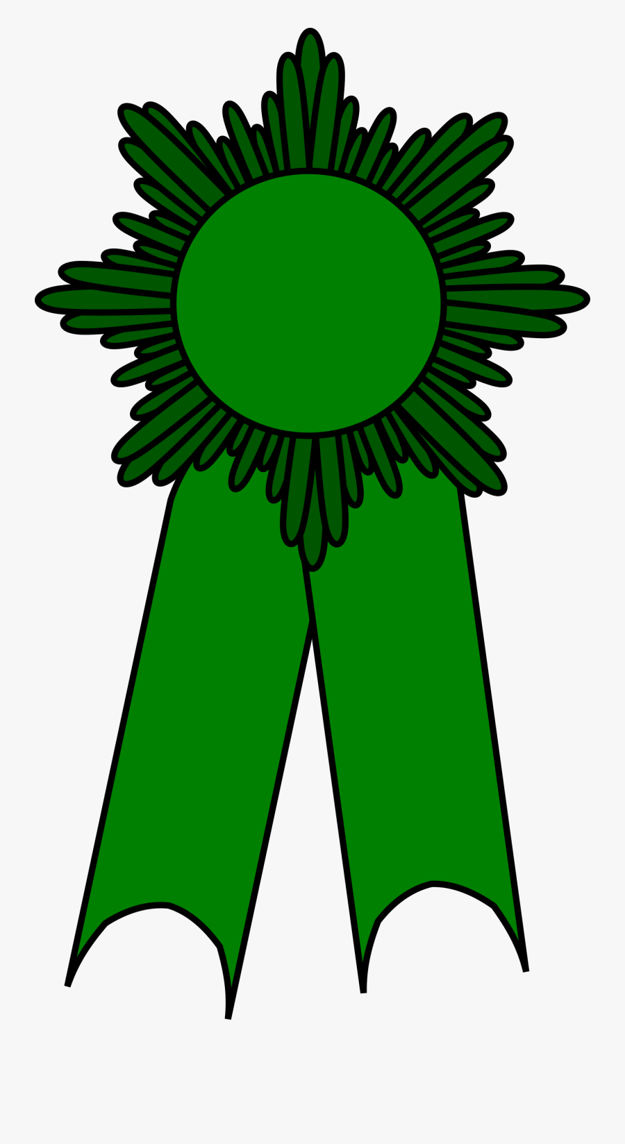 Prize Ribbon Green Clip Arts - Red Ribbon Week Drawing, Transparent Clipart