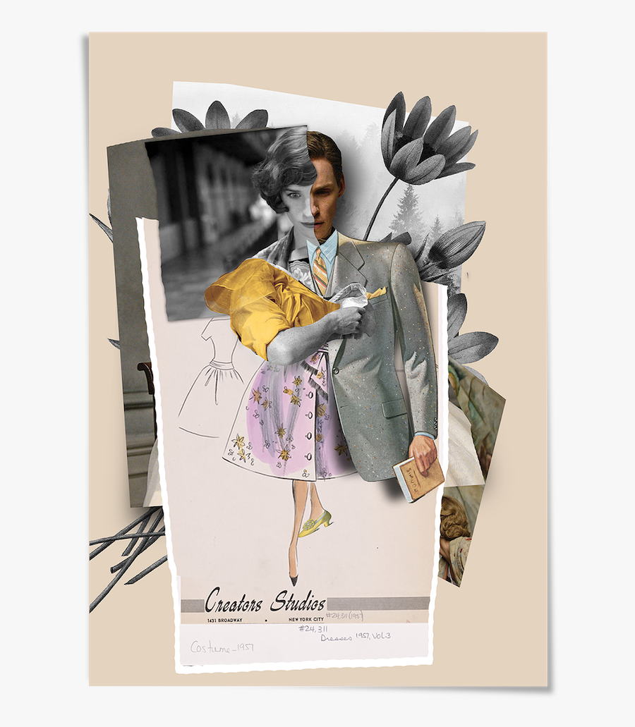 Clip Art Fashion Collage Maker - Danish Girl Collage, Transparent Clipart