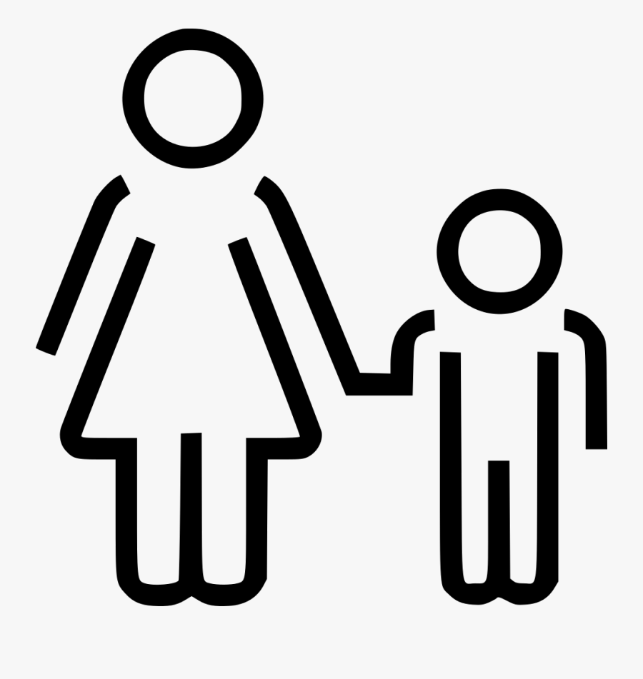 Mother Son - Mother And Daughter Icon Png, Transparent Clipart