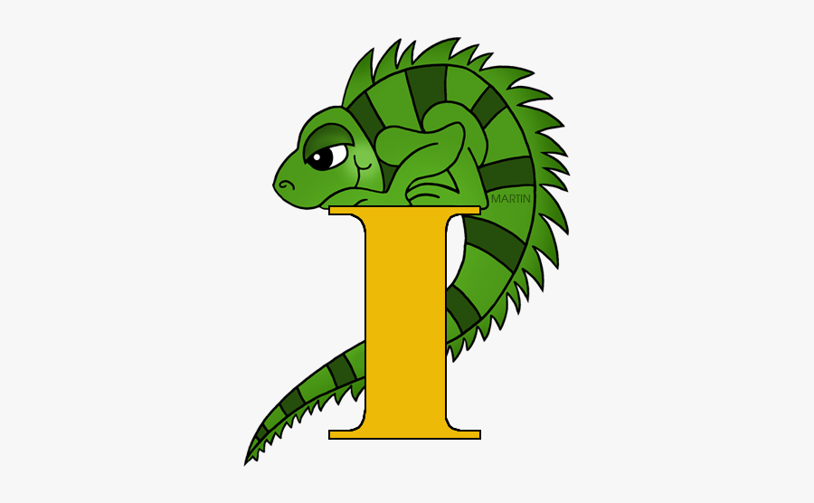 Letter I - Iguana Png, Transparent Clipart